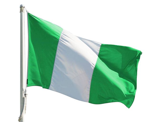 a picture showing the nigerian national flag